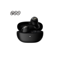 Qcy ht07 anc fones de ouvido sem fio 40db com cancelamento de ruído ativo 6 microfone ai hd chamada bluetooth 5.2 tws 32h reprodução