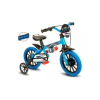 Bicicleta Infantil Nathor Aro 12 Menino Veloz De 2 A 5 Anos Cor Azul