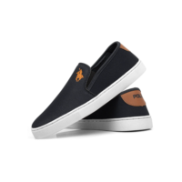 Tênis Iate Slip on Polo Bordado Estiloso Na moda Elegante Toda Ocasião