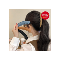 Clipe De Garra Fosco Com Dentes Estilo Simples Banana Rabo De Cavalo Grampo De Cabelo Para Acessórios Femininos