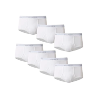 Hanes Cuecas masculinas de algodão com absorção de umidade, disponíveis em branco e preto, várias embalagens disponíveis
