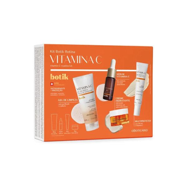 O Boticário Botik Vitamina C Mini Kit Rotina Facial
