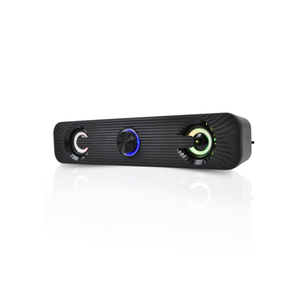 Caixa De Som Soundbar Subwoofer Speaker Bass Led Aux P2 Usb