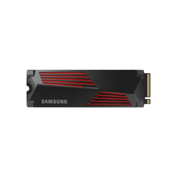 Samsung Dissipador de calor 990 PRO 1TB PCIe 4.0 (até 7.450MB/s) NVMe M.2 (2280) Unidade de estado sólido interna (SSD) (MZ-V9P1T0CW)