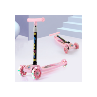 Patinete Infantil 3 Rodas De Led Dobrável Scooter Crianças--1715