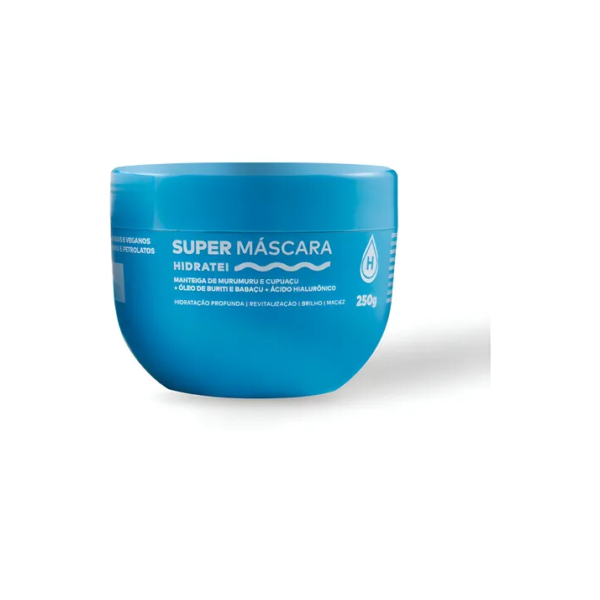Nutrição Capilar: Super Máscara Hidratei - Ácido Hialurônico
