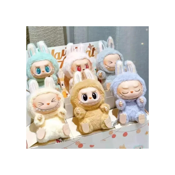 Labubu Boneco Pelúcia Colecionável Chaveiro Pop Surpresa