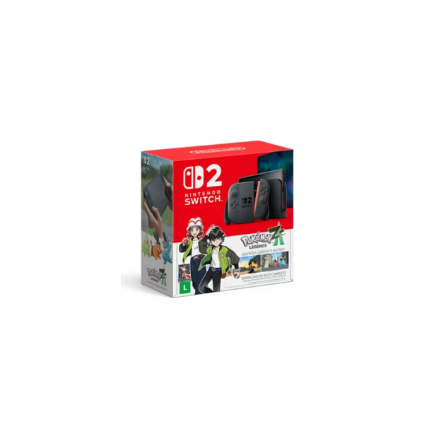 Bundle Nintendo Switch 2 + Pokemon Legends: Z-a Modelo Nacional De Tomada