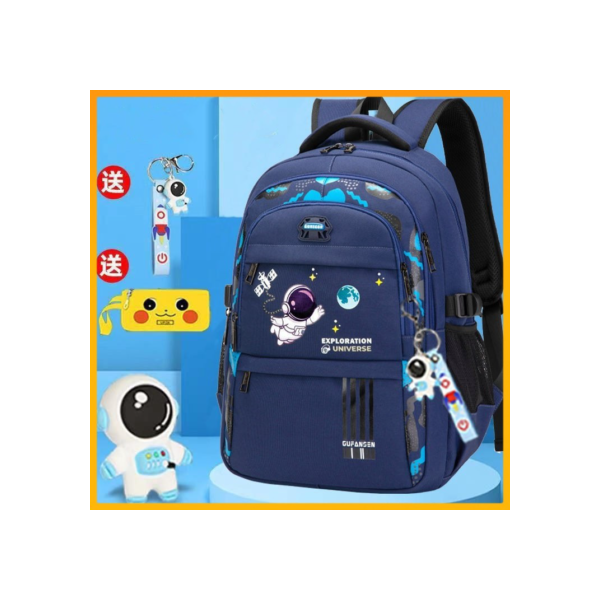 Bolsa escolar infantil à prova d'água de grande capacidade/bolsa escolar infantil astronauta/mochila infantil mochila infantil bolsa escolar infantil bolsa escolar masculina bolsa escolar Cri/Kit mochila escolar infantil/Kit mochila