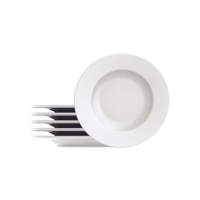 Kit Prato Sobremesa Tramontina Maria Augusta em Porcelana 21 cm 06 Peças