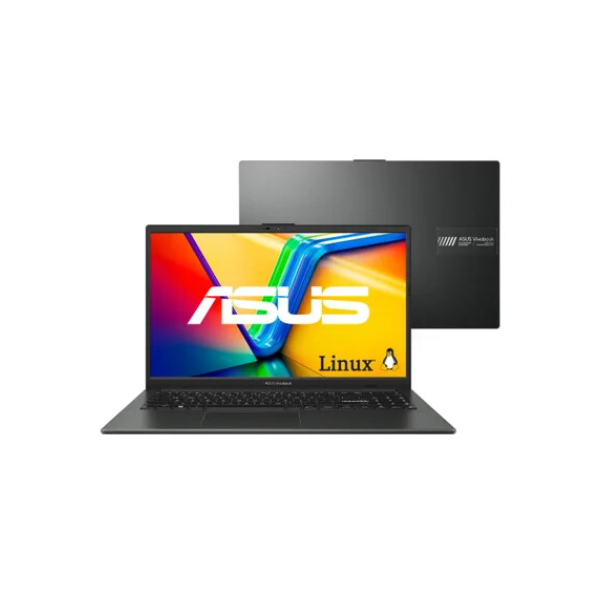 Notebook Asus Vivobook Go 15 E1504fa Amd Ryzen 5 7520u 8GB Ram 1TB SSD Linux Keepos Tela 15,6" Fhd Black - Nj1289