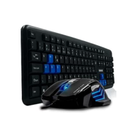 Kit Teclado gamer e Mouse Para Note Ps4 Combo Teclado Gamer Usb Com Letras Exclusivas Para Jogos E mouse Led Gamer Usb Para Computador e Notebook