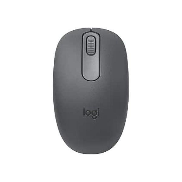 Mouse sem fio Logitech M196 com Conexão Bluetooth, Design Ambidestro Compacto, Rastreamento Preciso, Compatível com PC e Mac, Windows e macOS - Grafite