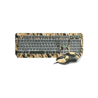 Kit Teclado e Mouse Gamer Multilaser Warrior Kyler, LED Branco - TC249