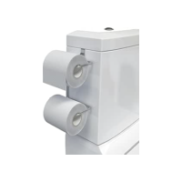 Suporte Duplo de Papel Higiênico p/Caixa Acoplada, Cromado, Stolf