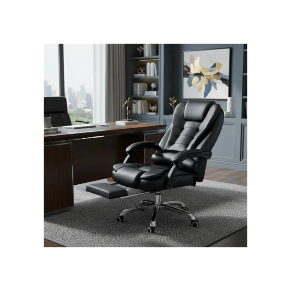 Cadeira De Escritório Presidente Giratória Reclinável