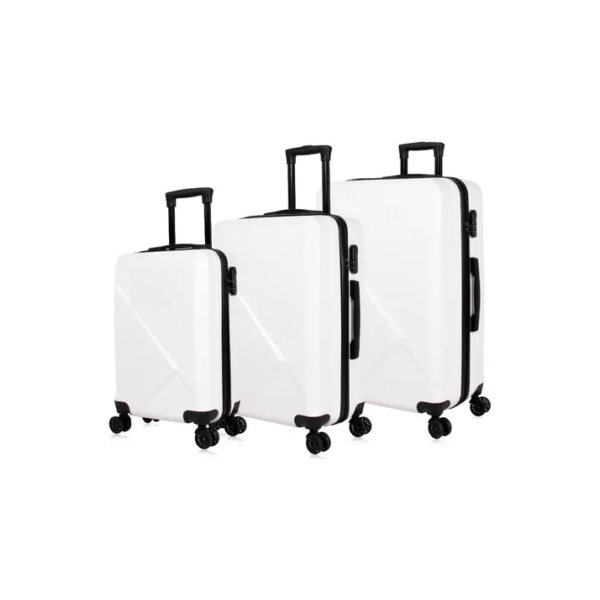 Conjunto 3 Malas De Viagem Swiss Move Branca Sparta
