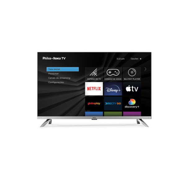 Smart TV 32” Philco Led PTV32G7PR2CSBLH Roku TV Dolby Audio