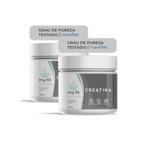 Kit 2x Creatina 100% Pura - Monohidratada, Laudo de Pureza Disponível - Total 600g