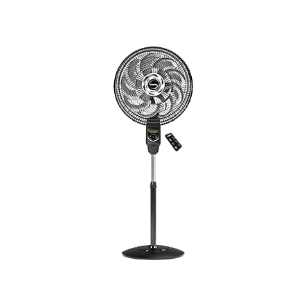 Ventilador de Coluna Mallory Max Control Com Controle Remoto 140W, Silencioso, Com Hélice de15 pás, Grade Especial em Sistema TS, Máxima Vazão e Mínimo Ruído - PR-GR - 127V