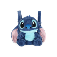 Pelúcia Stitch Grande 30cm Versátil 3em1 Antialérgico Disney Cor Azul