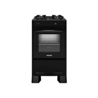 SUGGAR FOGÃO NEO MAX PRETO MESA DE VIDRO 4 BOCAS ACENDIMENTO AUTOMÁTICO FGV403PT