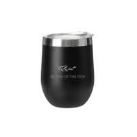 Copo Térmico de Aço Inoxidável ELLYM NUTRITION Parede Dupla Preto 350ml Com Tampa Antivasamento Café Iogurte Suco Whey Protein