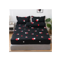 Jogo Lençol Casal kit 3 Peças Com Elastico Estampado VARIAS ESTAMPAS