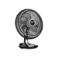 Ventilador 50cm Super Turbo 8 Pás, Mondial, Preto/Prata, 150W, 110V - VTX-50-8P