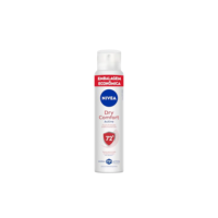 NIVEA Desodorante Antitranspirante Aerossol Dry Comfort 200ml - Proteção eficaz de 48 horas contra suor e mau odor, com 2x mais ativos hidratantes, garantindo axilas secas e saudáveis