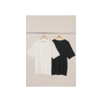 Kit Com 2 Camisetas Masculinas Básicas Relaxed Hering Adulto