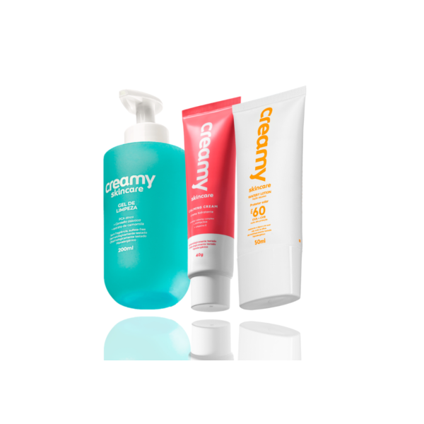 Kit Pele Oleosa Rotina Básica Creamy Skincare