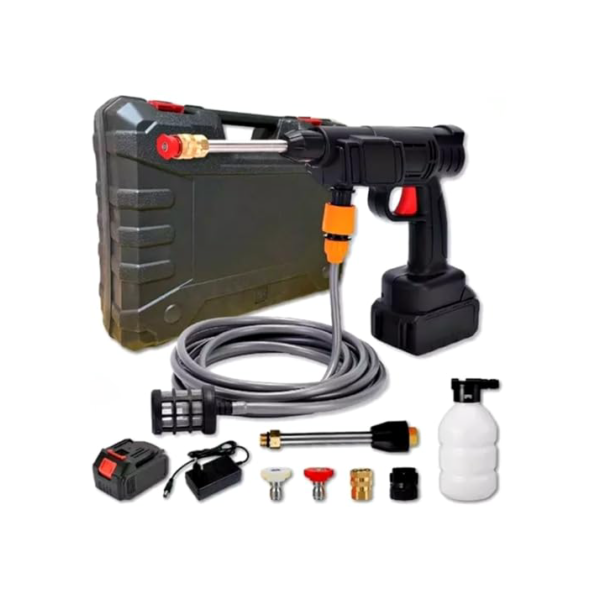 Lavadora de Alta Pressão Portátil Recarregável Bivolt Sem Fio Vap Multiuso para Carros, Limpeza Automotiva e Externa