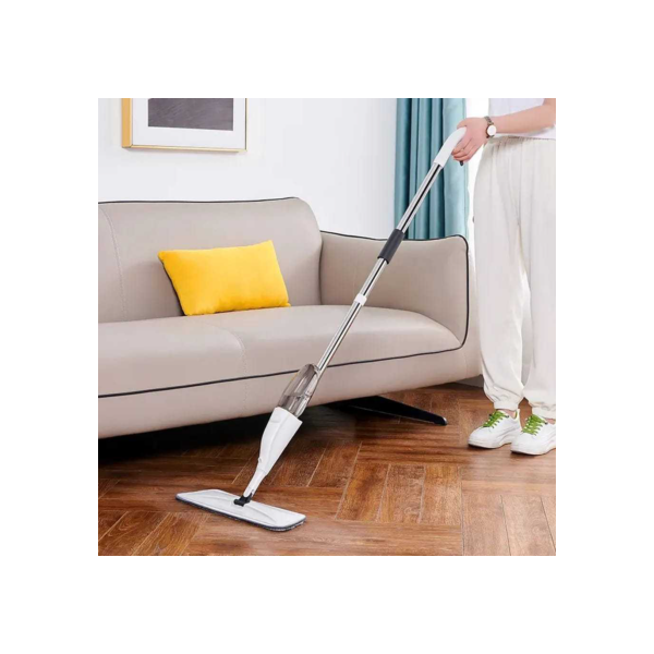 Mop Spray Giratório Limpeza Flash Mágico Rodo Esfregão Flat