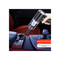 Aspirador De Pó Preto Usb Portátil Completo Linha Premium Carro E Casa 2000mAh