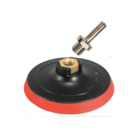 Suporte de Boina Lixa para Furadeira Esmerihadeira Disco Adaptador com Rosca e Sistema Fixa Fácil