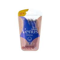 Gillette Venus Íntima, Aparelho de Depilação Íntima Feminino Descartável, 4 Uds