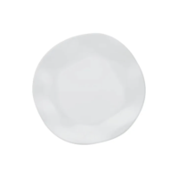 Jogo De 6 Pratos Fundos 22,5cm Oxford Ryo White Cor Branco