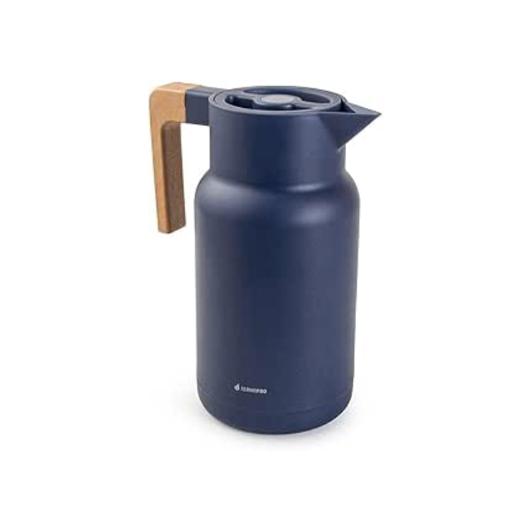 Garrafa Térmica Wood Fashion Azul 1L Termopro