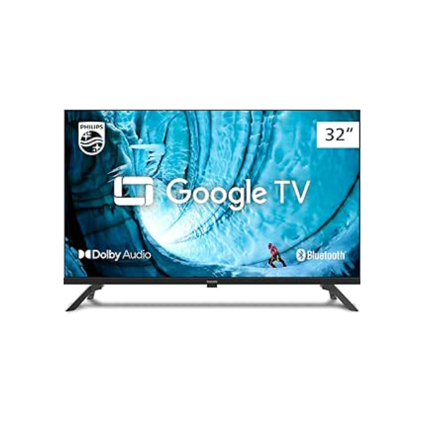 PHILIPS, Smart TV, 32'' HD, 32PHG6909/78, Google TV, Comando de Voz, HDR