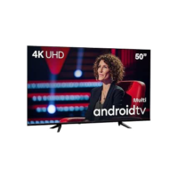 Smart TV 50" Multi 4K DLED Android TV 2 USB 3 HDMI com Comando de Voz