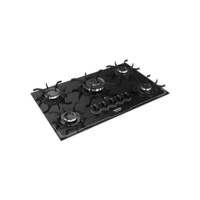Cooktop 5 Bocas a Gás Itatiaia Itamaster com Tripla Chama e Acendimento Superautomático Preto Bivolt