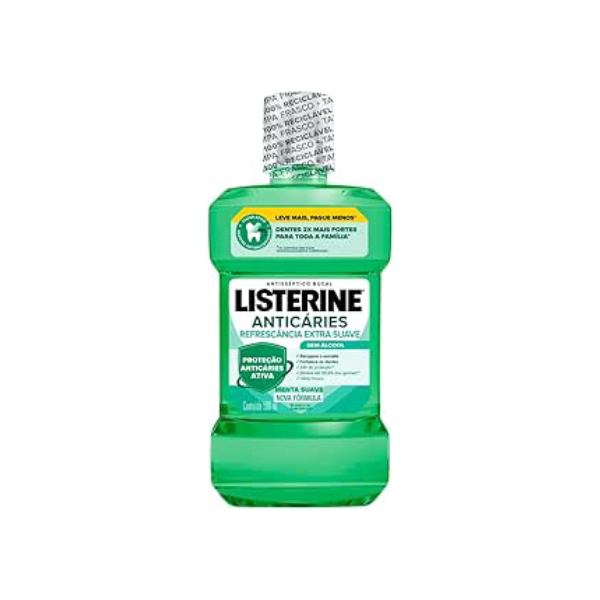 Listerine Anticáries Enxaguante Bucal, 500mL