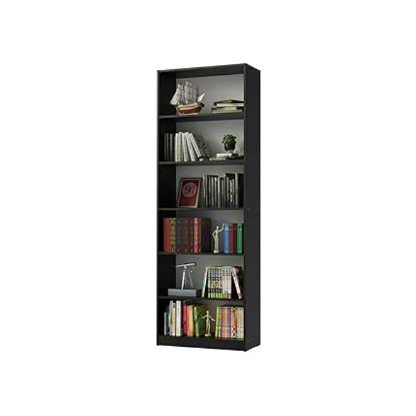 Estante Livreiro Madesa 6908 com 6 Nichos - Preto