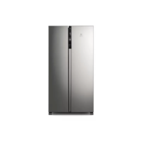 Geladeira Electrolux IS4S Frost Free Inverter 435L Side by Side cor Inox Look 220V