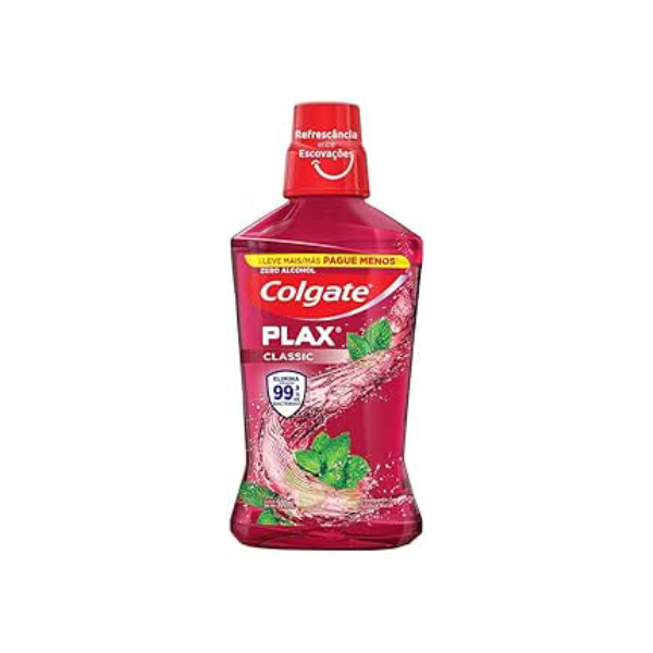 Enxaguante Bucal Colgate Plax Classic 500ml Promo Leve 500ml Pague 350ml
