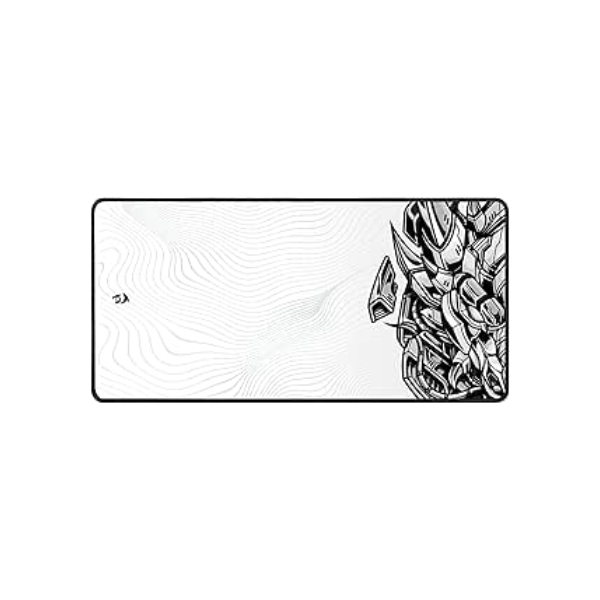 Mousepad Gamer Redragon Flick XL Special Edition Cypher Branco e Preto 400x900mm P032A