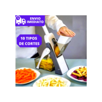 Cortador Fatiador Mandoline Multifuncional 5 Funções para Cortar Batata Legumes e Vegetais Alta Qualidade