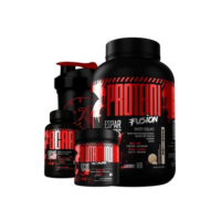 Kit Whey Protein Fusion + Bcaa + Glutamina + Shaker