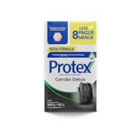 Sabonete em Barra Protex Carvão Detox 8 unid 85g